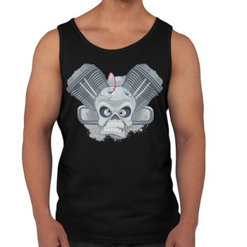 TANK TOP M8 CHOPPER SKULL TŁOK